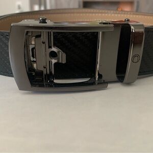 NEXBELT Carbon Black Leather Dress 1 3/8" Strap [35mm] tactical belt